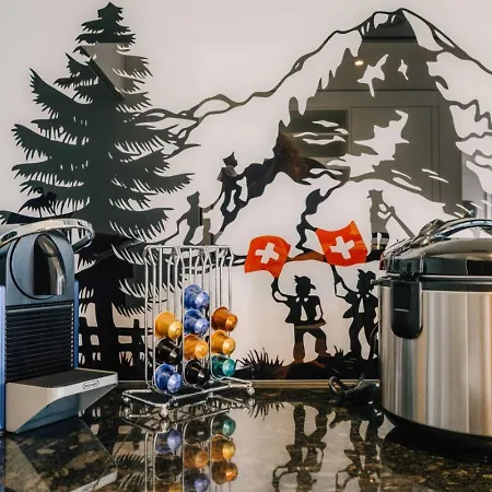 Niesen In See- Und Bergnaehe, Modern, Erdgeschoss, Ohne Treppen, 4 Gaeste * Spiez