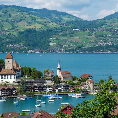 Niesen In See- Und Bergnaehe, Modern, Erdgeschoss, Ohne Treppen, 4 Gaeste شقة *