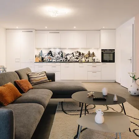 Niesen In See- Und Bergnaehe, Modern, Erdgeschoss, Ohne Treppen, 4 Gaeste *