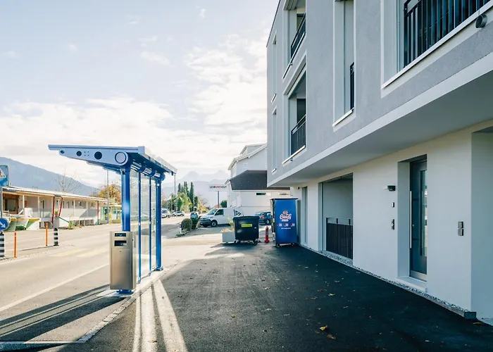 Niesen In See- Und Bergnaehe, Modern, Erdgeschoss, Ohne Treppen, 4 Gaeste Apartmán *