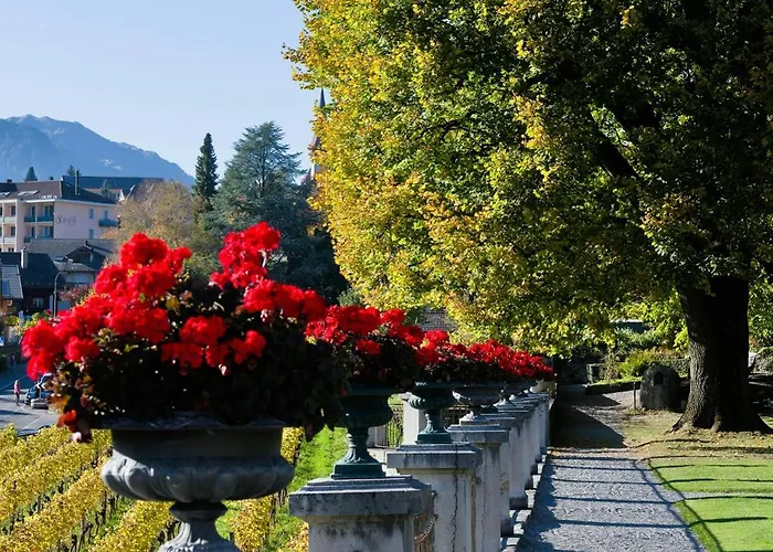 Niesen In See- Und Bergnaehe, Modern, Erdgeschoss, Ohne Treppen, 4 Gaeste * Spiez