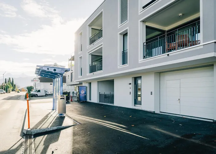 Niesen In See- Und Bergnaehe, Modern, Erdgeschoss, Ohne Treppen, 4 Gaeste Apartmán Spiez